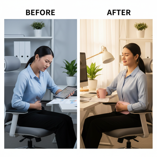 Heating Pad Women Period Pain Cramp Relief Belt